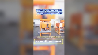 Zautomatyzowany separator magnetyczny suchego proszku oszczędza pracę