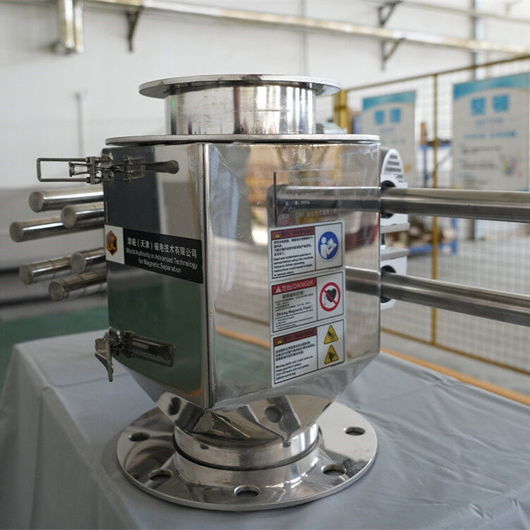 Wybuchoodporny, samoczyszczący się, stały separator magnetyczny z automatycznym sterowaniem PLC dla środowisk niebezpiecznych